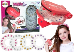 Ékszer- és hajdísz-készlet applikátorral és strasszokkal