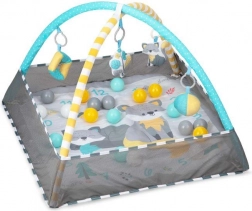 MoMi LAMMIS játszó- és fejlesztőszőnyeg labdákkal