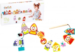 CUBIKA fűzőkészlet fa törpökkel