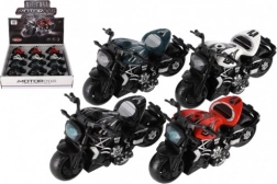 Mini motorkerék fém/műanyag visszahúzható - 4 szín