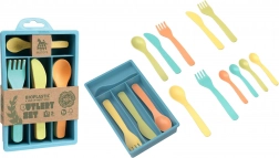 Bioplasztikus evőeszközkészlet