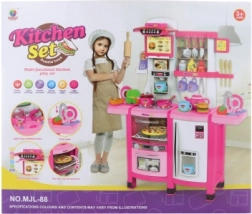 Nagy gyermek konyha funkciókkal akkumulátorral és vízzel