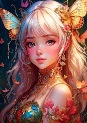 Puzzle BLUEBIRD Pillangólány 300 darab