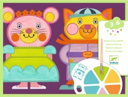 Festés palettával – aranyos állatkák DJECO