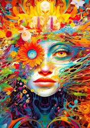 Merész múzsa kirakós 1000 darabos