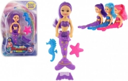 Sellő baba kiegészítőkkel 15 cm