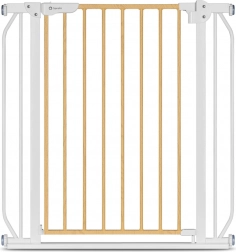 Lionelo Truus Slim biztonsági korlát – fehér és természetes fa