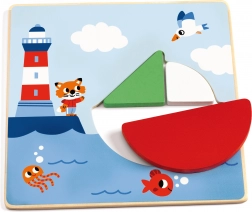 Fa oktató játék Tangramini gyerekeknek