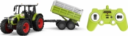 Claas traktor utánfutóval, távirányítós, 43,6 cm