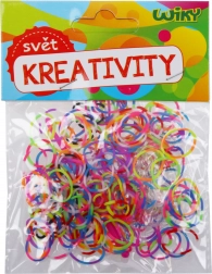 Varázslatos csíkos fonható gumik színkeverék