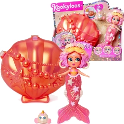 KookyLoos Sunset Fantasy Mermaid – sellőfigura táskával és kiegészítőkkel