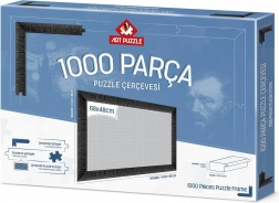 Puzzle keret 68 × 48 cm, fekete