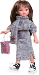 Élethű Emily baba teljes vinil testtel - 33 cm