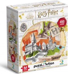 Puzzle Harry Potter: Roxfort Varázsló- és Boszorkányképző Szakiskola 450 darab