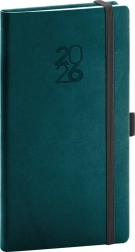 Aprint Top zsebnaptár kékeszöld színben, tolltartóval
