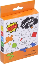 Metál temperafesték készlet 6×12 ml