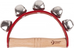 Classic World gyerek csörgő – fa kézi csengők