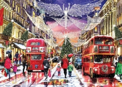 Puzzle Karácsonyi Regent Street 1000 darab GIBSONS