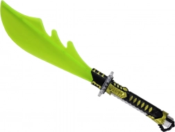 Világító sárga machete gyerekeknek elemmel