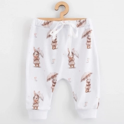 Újszülött pamut jogger nadrág New Baby For Babies Bunny, méret 74 (6–9 hónap)