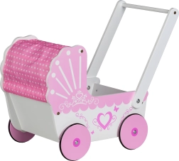 EcoToys Fa babakocsi Pink Heart