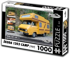 Puzzle RETRO-AUTA ŠKODA 1203 Camp (1969) – 1000 darabos