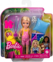 Barbie Chelsea kemping szett hálózsákkal