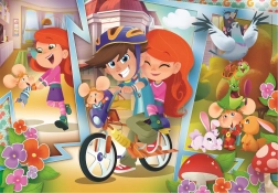 Clementoni puzzle Gigio egér és barátai MAXI 60 darabos