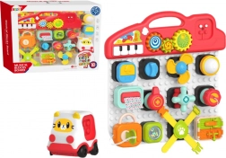 Interaktív szenzomotoros tábla zongorával gyerekeknek