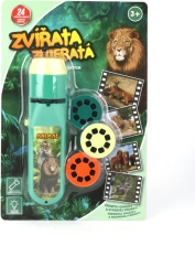 Zseblámpa és vetítő állatokkal gyerekeknek