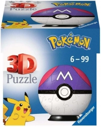 3D Puzzle Pokémon Master Ball Ravensburgertől - 54 darab