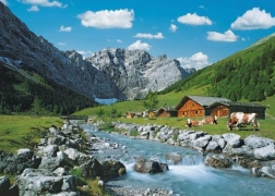 RAVENSBURGER Puzzle Karwendel-hegység, Ausztria 1000 darab