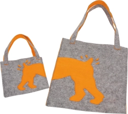 Small Foot filc táskák Struppi – 2 db-os szett