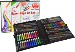 Kreatív festőkészlet bőröndben 168 darab