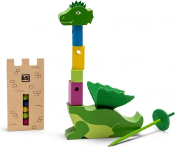 Szórakoztató sárkány építő készlet