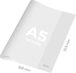 A5-ös PVC könyvborító, átlátszó, erős