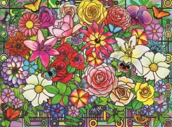Ravensburger puzzle Tiffany virágvilága XXL 100 darab