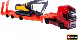 bburago kamion volvo fh16 globetrotter ásógéppel volvo ec220e 1:43