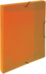 Doboz gumival A5 Opaline narancssárga