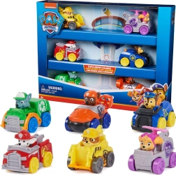 Mancs őrjárat Pup Squad Racers – 6 darabos kisautó készlet figurákkal