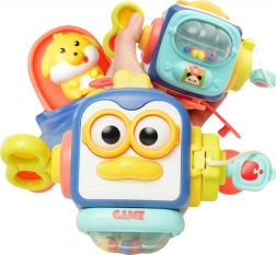 WOOPIE Pingvin Montessori Érzéki Kocka 6 az 1-ben