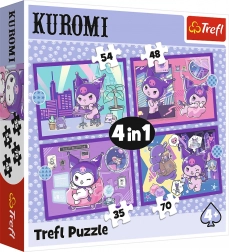 Puzzle 4 az 1-ben KUROMI – HELLO KITTY