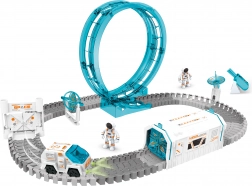 Űrpálya projektorral és űrhajóssal