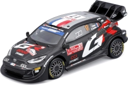 fém Bburago modell 1:43 TOYOTA GR Yaris Rally1 Hybrid Ogier díszdobozban