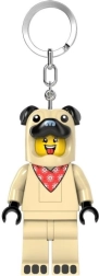 LEGO kulcstartó mopsz – minifigura