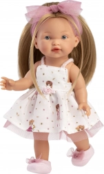 Realista baba Llorens Valeria teljes vinyl testtel - 28 cm