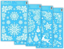 Karácsonyi ablakfólia Glitr 20x30 cm