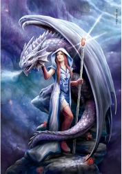 Clementoni Puzzle Sárkányvarázslónő 1000 Darabos