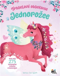 Csillogó unikornis-öltöztetés – matricás füzet