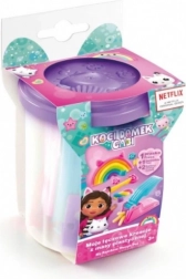 GABIN GYURMA KÉSZLET CICÁS HÁZ Szivárványos alkotásaim – lila pohár